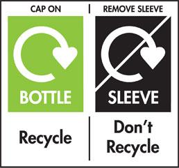 Recycle bottle cap on or don t recycle